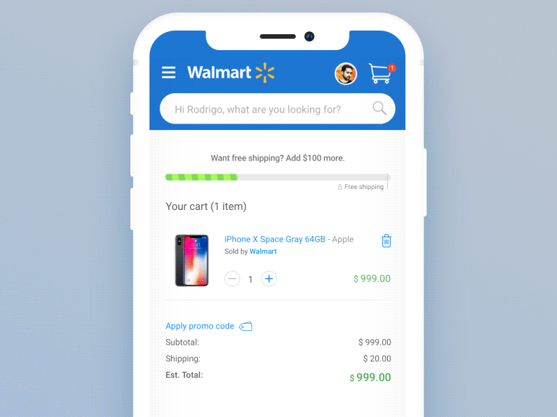 Retail Mobile App Like Walmart