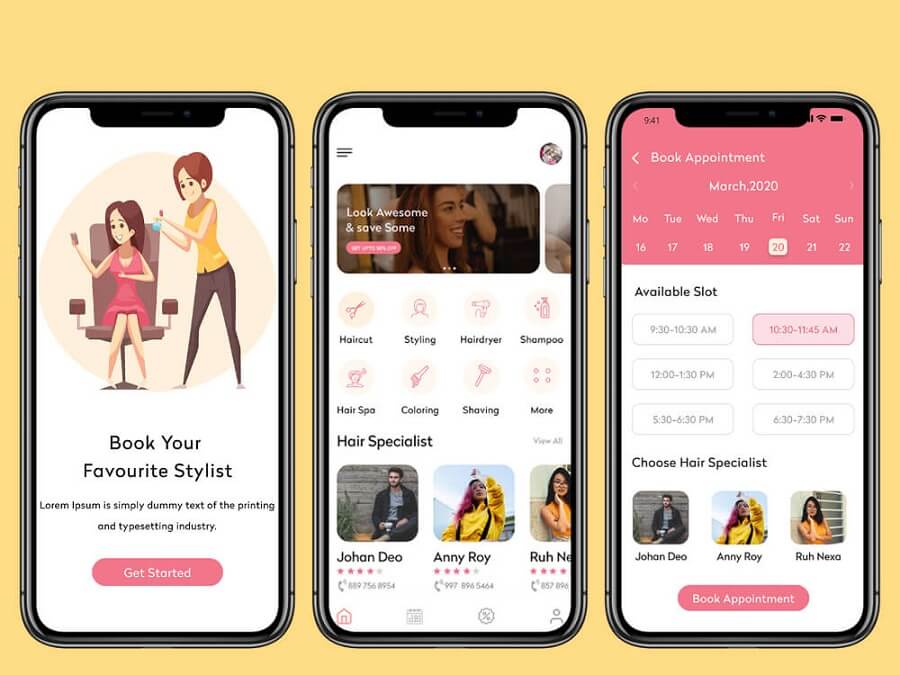 Salon Booking App Development