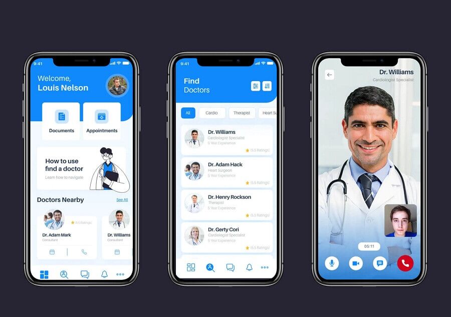 develop doctor appointment app