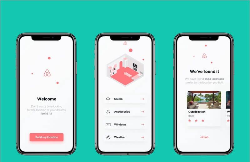 process to make an app like airbnb