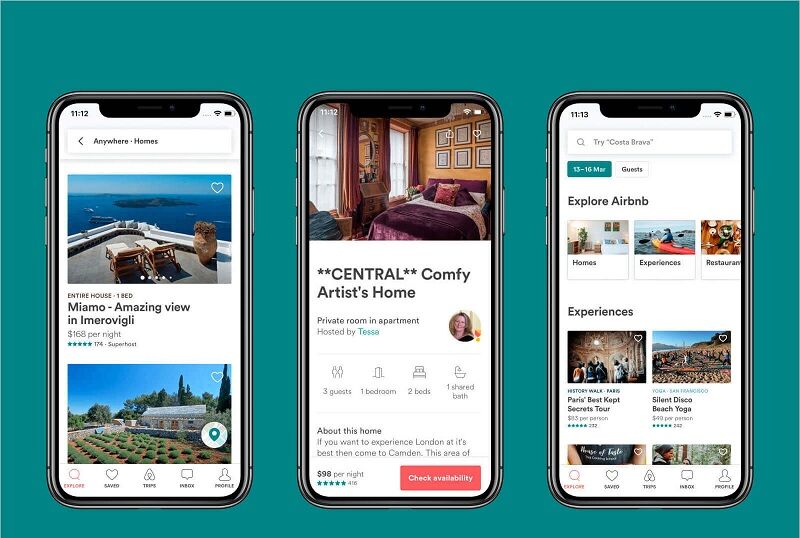create an app like Airbnb