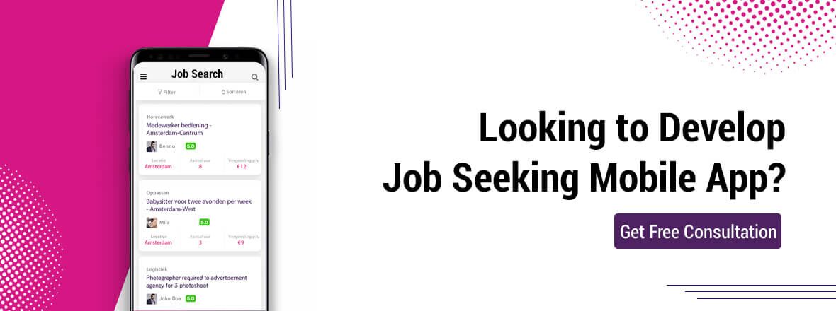 Develop Job Seeking App CTA