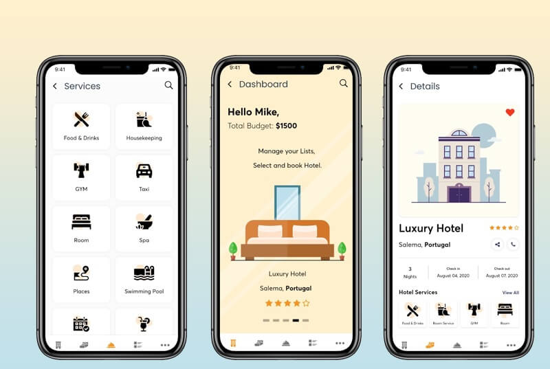 concierge booking app development