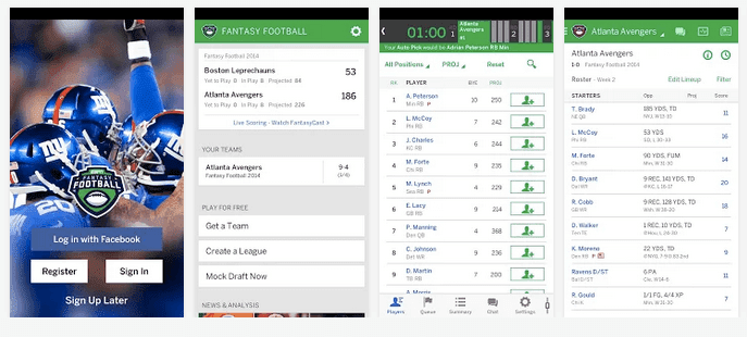 nfl fantasy app