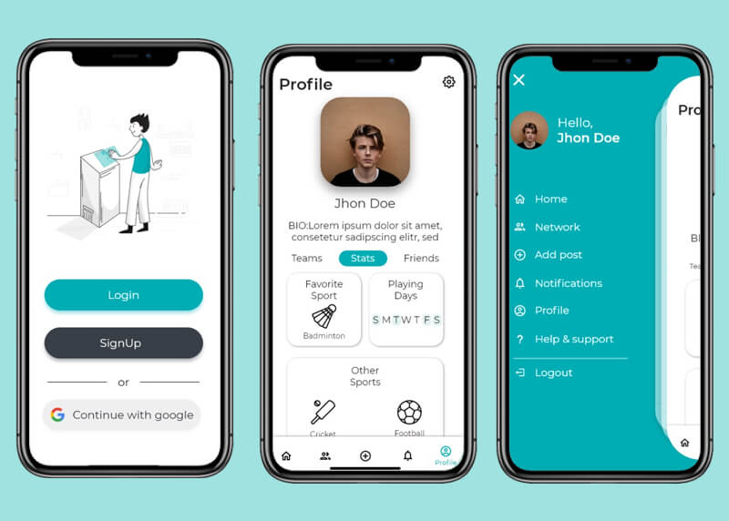 Sports Club App Development