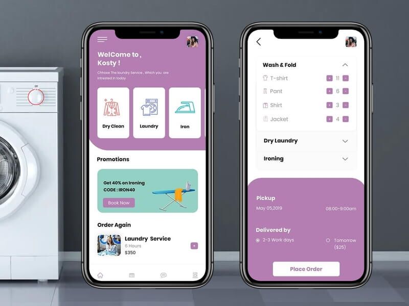Laundry Delivery Mobile App Development
