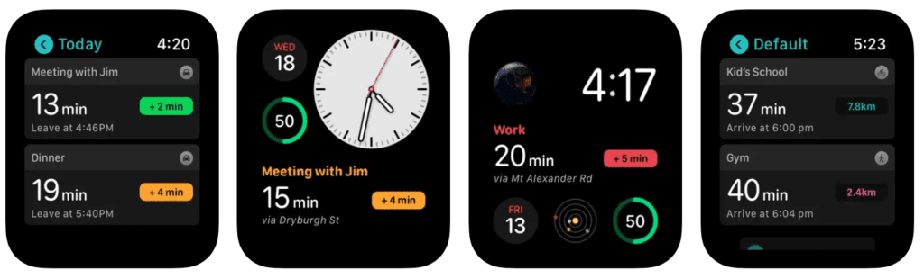 ETA&nbsp;apple watch app