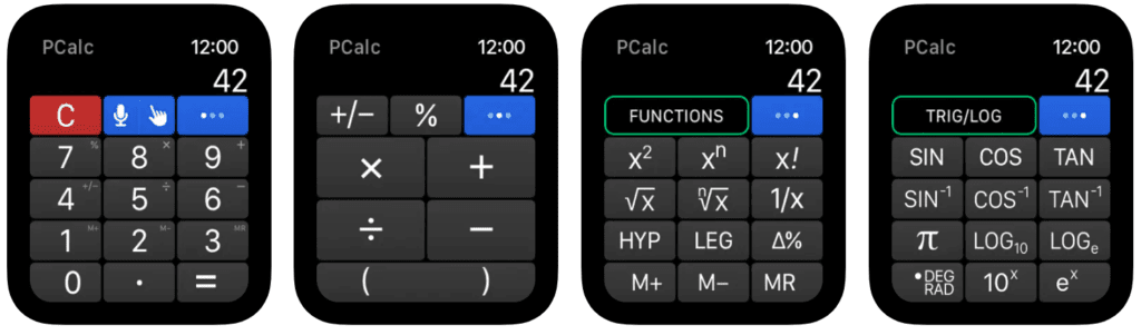 PCalc&nbsp;apple watch app