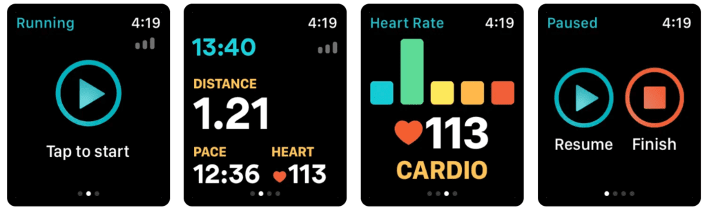 Runkeeper&nbsp;apple watch app