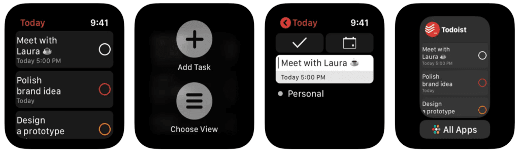 Todoist&nbsp;apple watch app