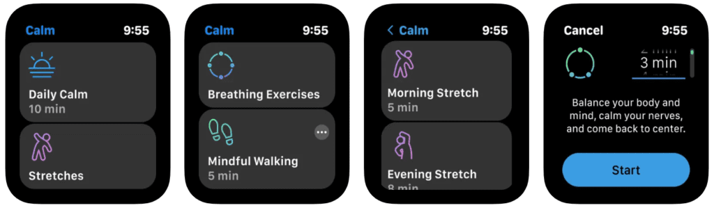 Calm&nbsp;apple watch app