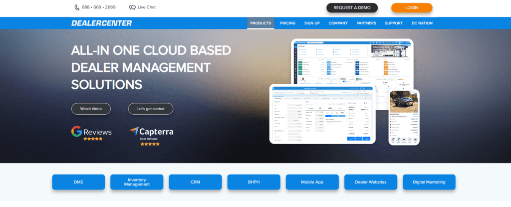 DealerCenter - Automotive DMS Development