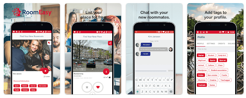 Roomeasy - Roommate search app