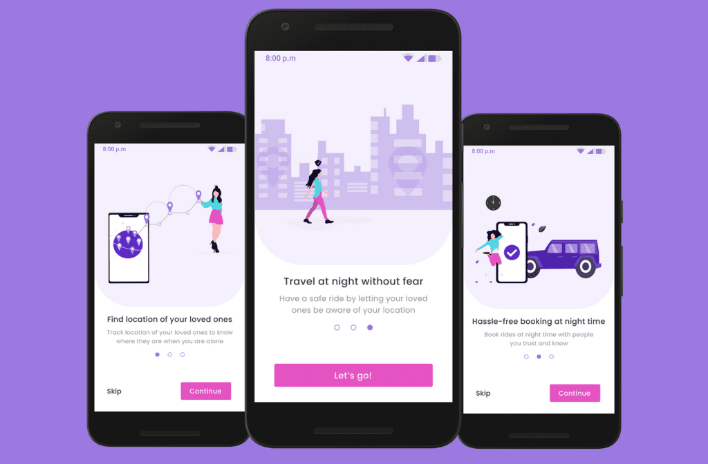 Required Tech stack for Developing Women Safety Mobile App