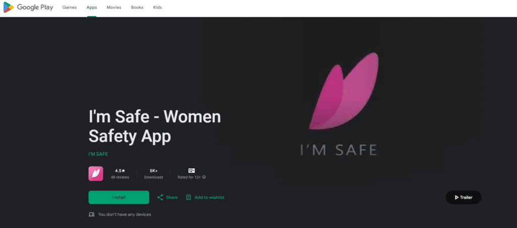 I'am safe - Sheroes - top app for women safety