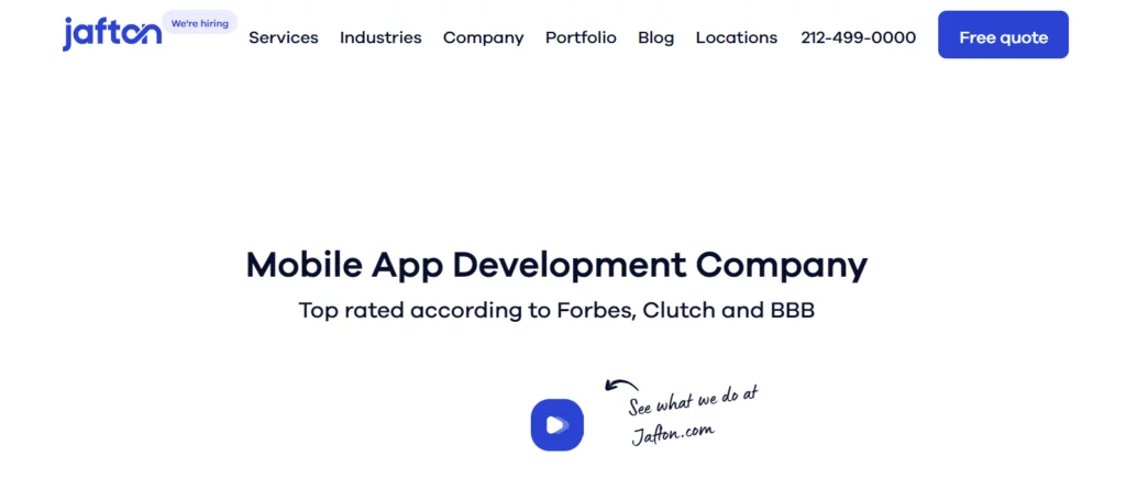 Jafton - top app development companies