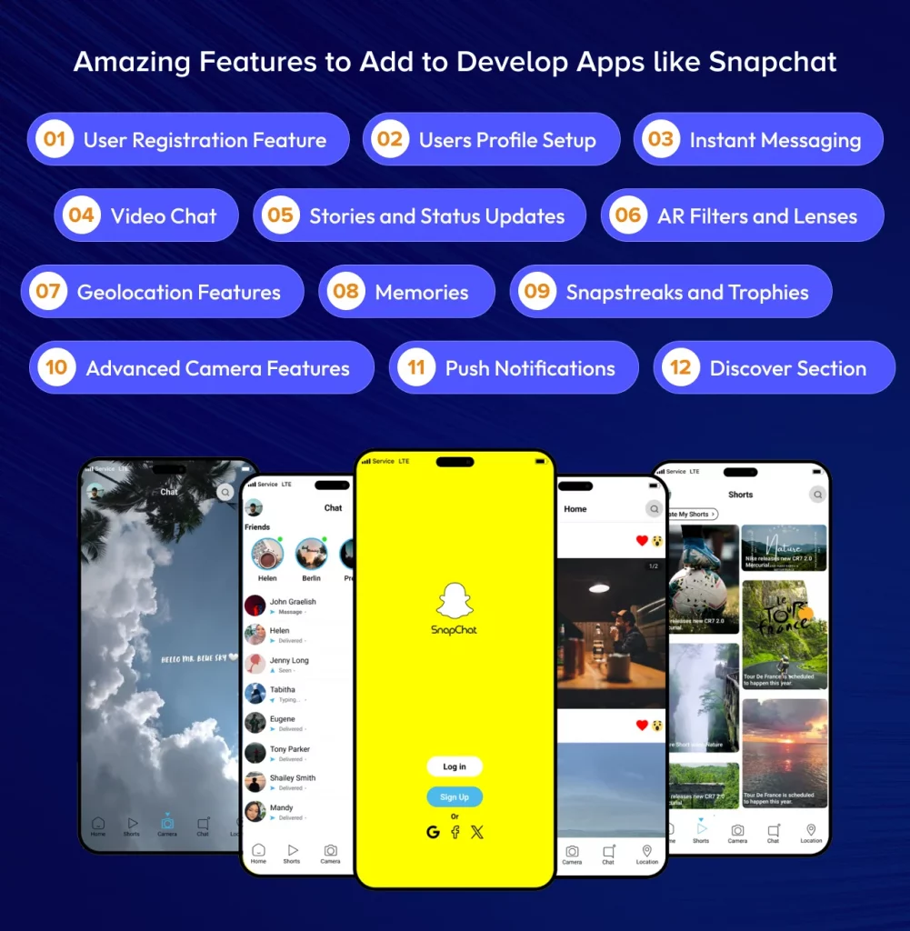 Snapchat App Features