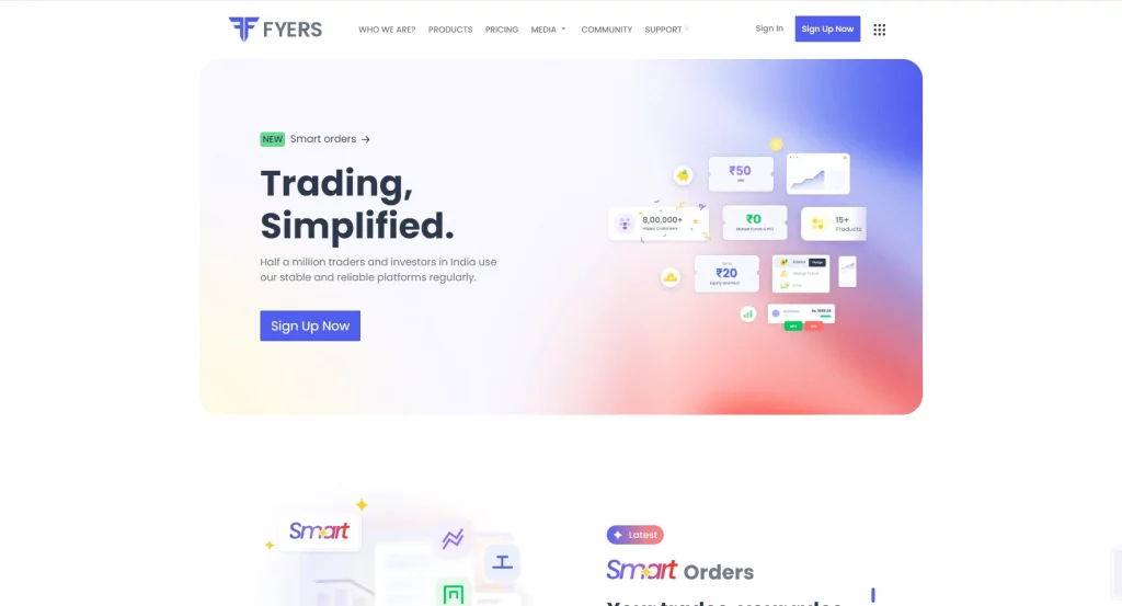 FYERS Markets (best stock trading app for beginners)