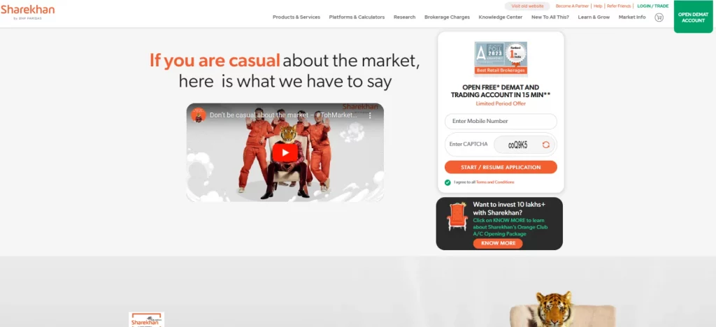 Sharekhan (One of the top-rated stock trading apps)