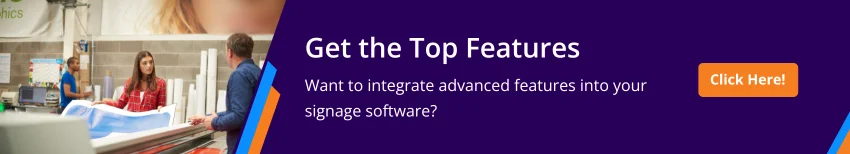 Digital Signage Software Development cta2