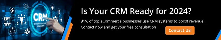 Ecommerce CRM Software Development cta1