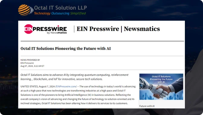 Octal IT Solution Pioneering the Future with AI