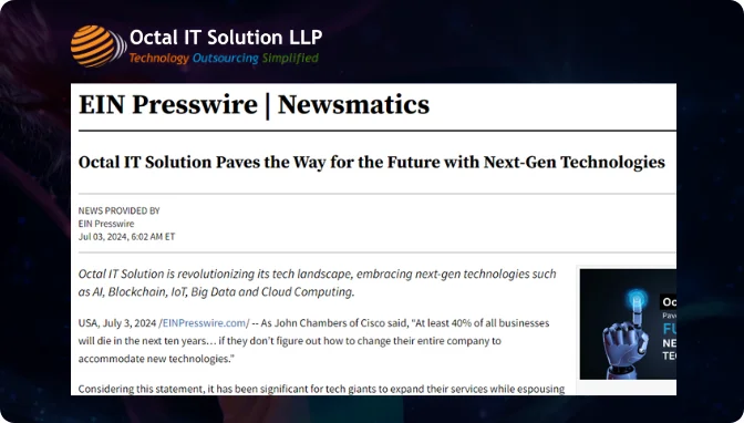 Octal IT Solution Paves the Way for the Future with Next-Gen Technologies