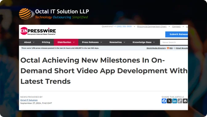 Octal Achieving New Milestones In On-Demand Short Video App Development With Latest Trends
