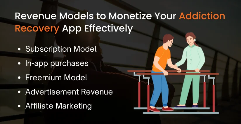 Revenue Models to Monetize Your Addiction Recovery App Effectively