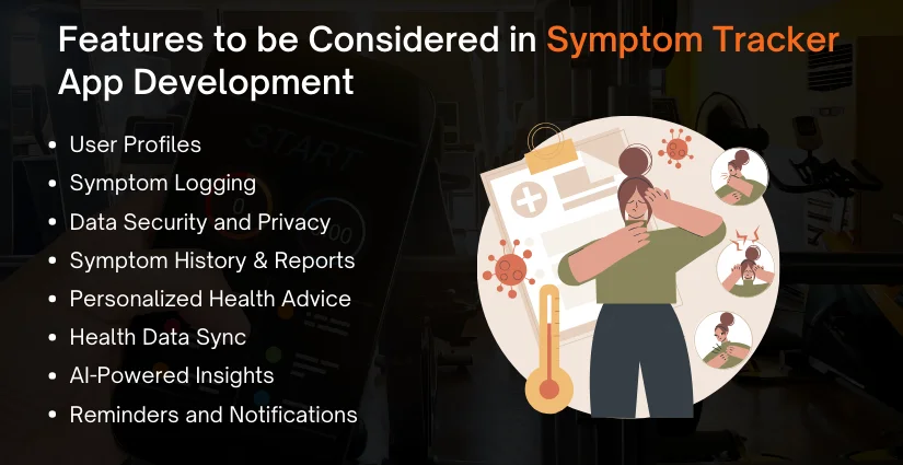 Symptom Tracker App Development Features