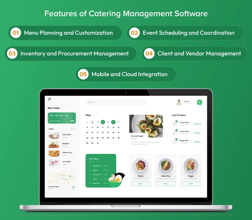 Features of Catering Management Software&nbsp;Development