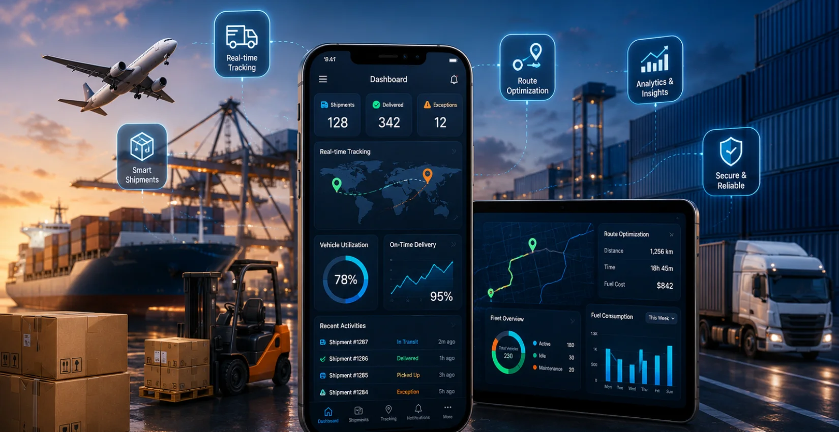 Logistics Mobile App Development Cost in 2026: Features & Complete Guide