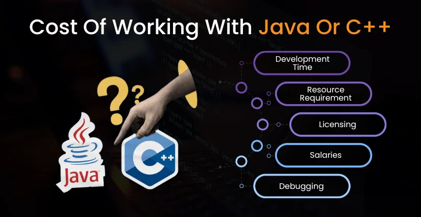 Cost Of Working With Java Or C++