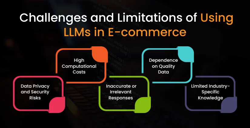 Challenges of Using LLMs in Ecommerce