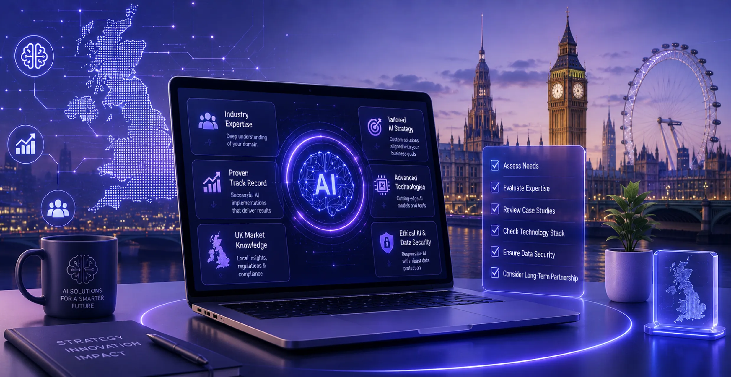 how to choose the right AI consulting company in UK