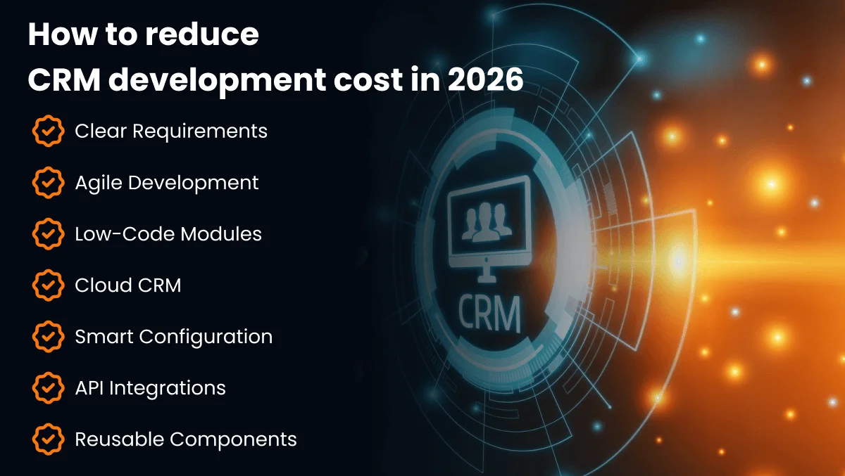 How to reduce CRM development cost in 2026