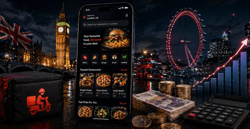 How Much Does It Cost to Develop a Food Delivery App in UK in 2026?