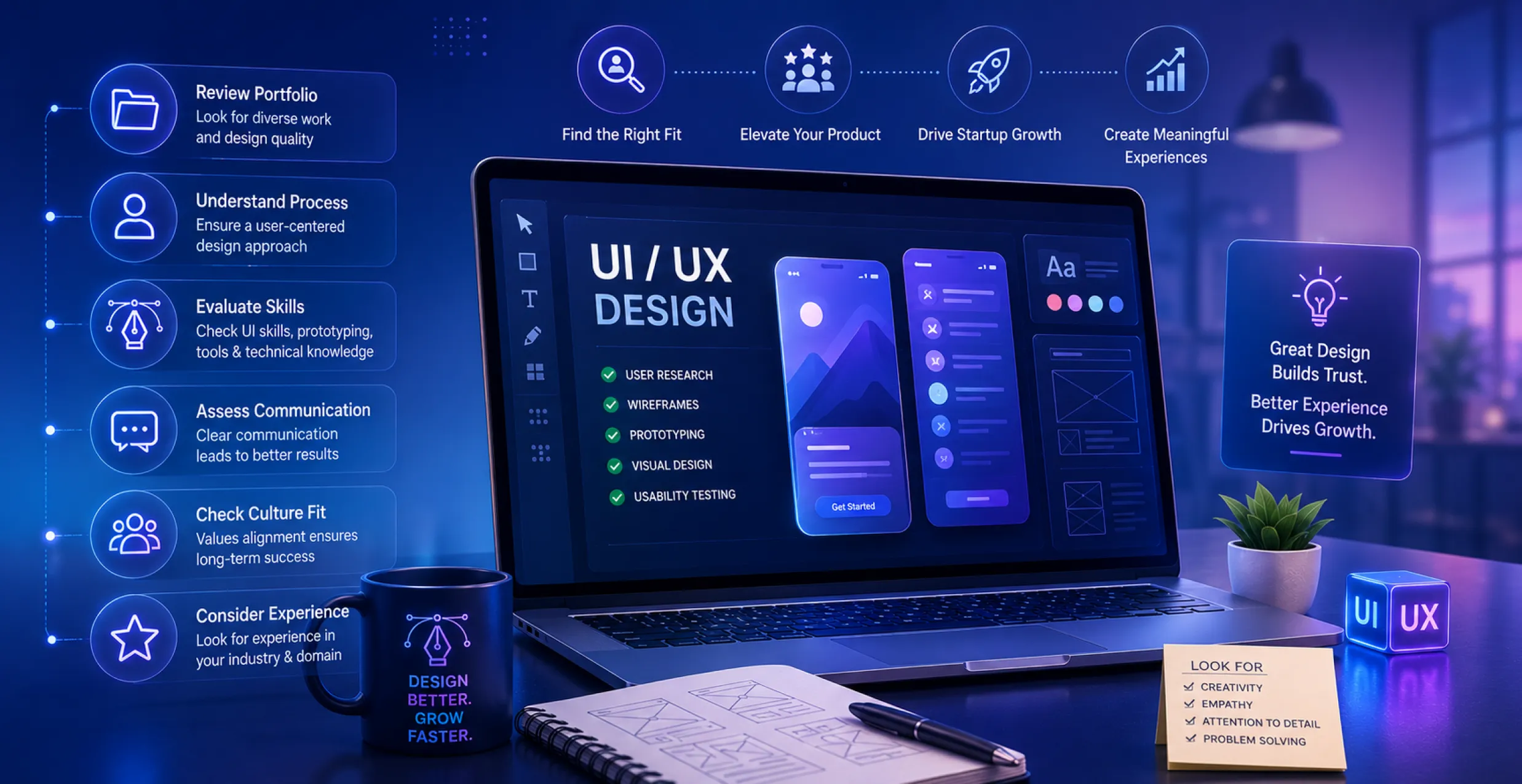 How to Choose the Right UI UX Designer for Your Startup