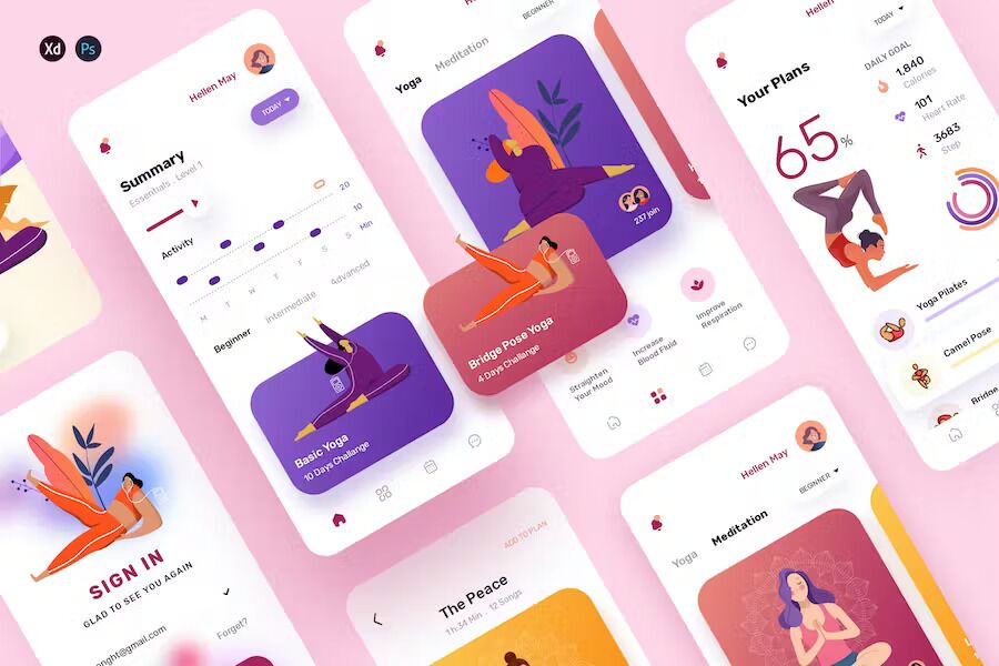 meditation app development process